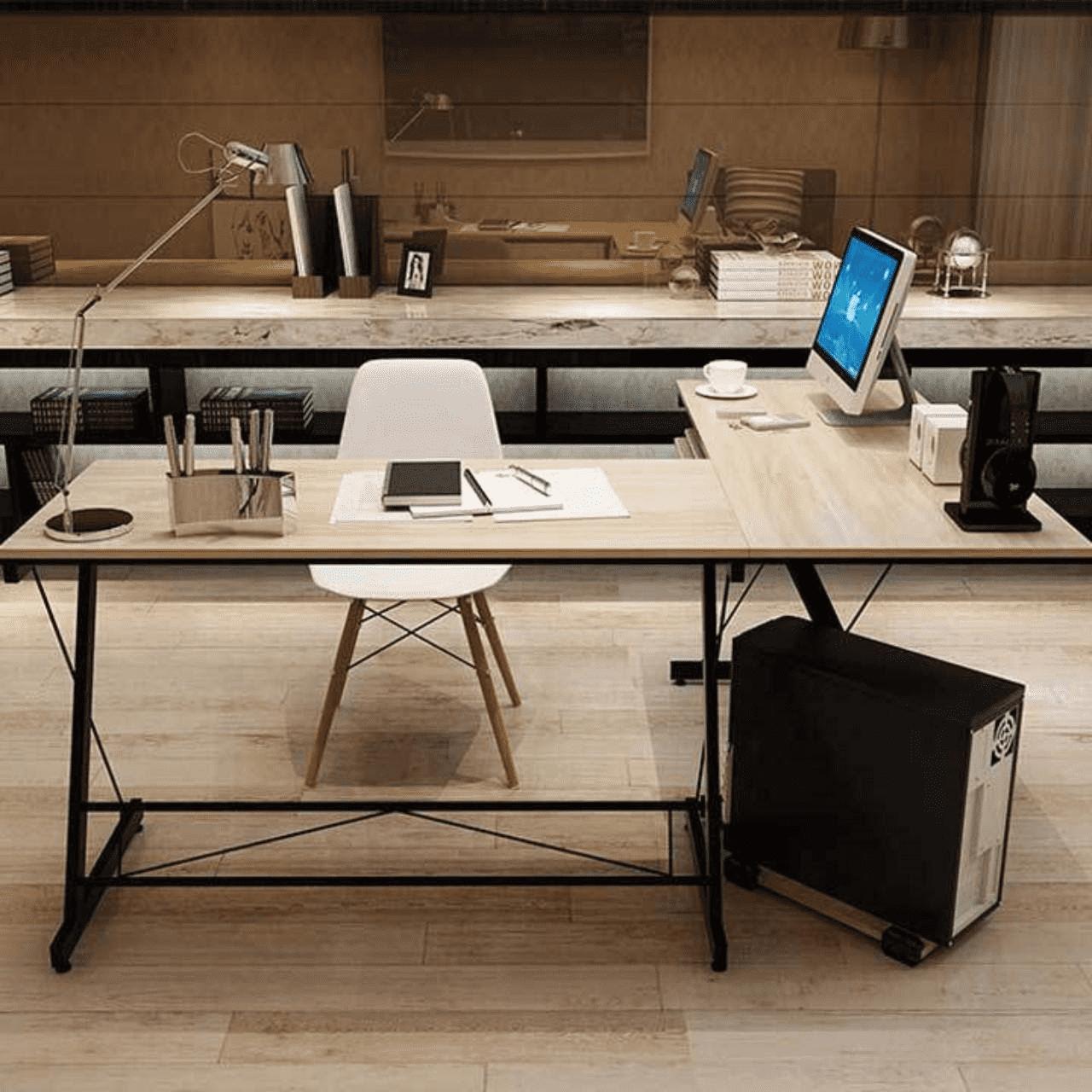 Bàn Làm Việc Gỗ Sồi Tự Nhiên